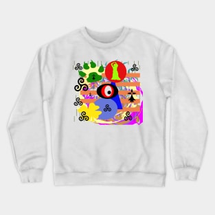 crazy colour Crewneck Sweatshirt